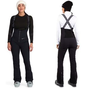 Spyder Strutt Softshell Pants Ski Snow Black Bibs